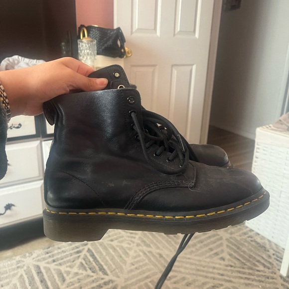 Dr. Martens Shoes - Dr. Martens Black Lace Up Boots